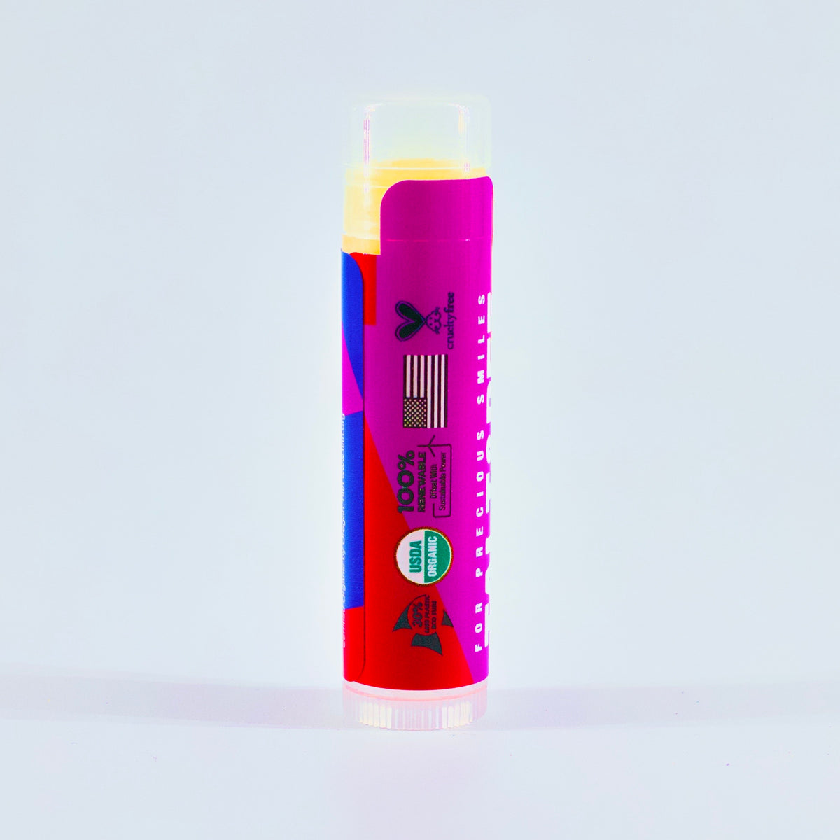 Tali & Bee Organic Lip Balm 3-Pack: Vanilla Ice Cream, Maraschino Cherry, Wild Strawberry